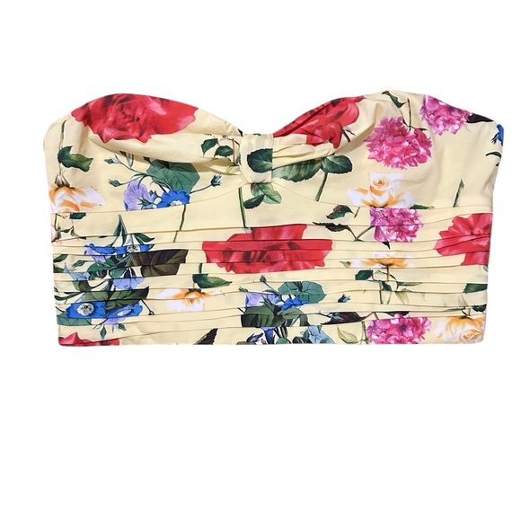 Express Tops - Express Floral Strapless Top size xl nwt